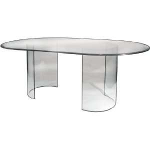  See Glass Dining Table   Base Only: Home & Kitchen