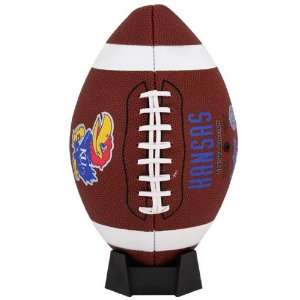   NCAA Kansas Jayhawks Full Size Game Time Football: Sports & Outdoors