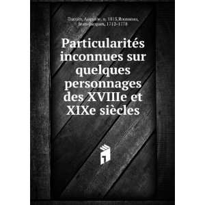   cles Auguste, n. 1815,Rousseau, Jean Jacques, 1712 1778 Ducoin Books
