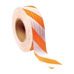   CO SWO 188 Flagging Tape,Wh/Orng,300ft x 1 3/16 In