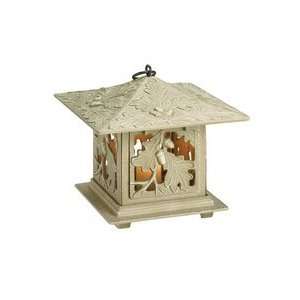    Whitehall Moss Green Oakleaf Tea Lantern (30360): Home & Kitchen