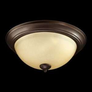 Quorum 3073 15 86 Two Light Ceiling Mount, Oiled Bronze Finish with 