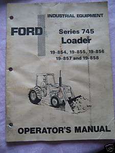 Ford Loader Operators Manual  