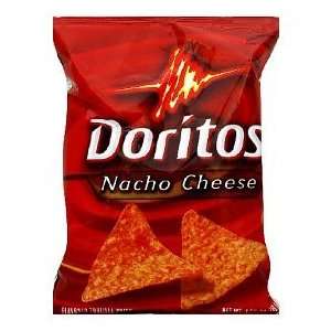 Doritos Nacho Cheese Flavored Tortilla Chips, 12 Oz. (Pack of 3 