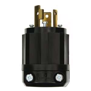 Leviton 2611 PLB 30 Amp, 125 Volt, NEMA L5 30P, 2P, 3W, Locking Plug 