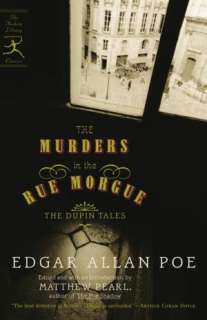 NOBLE  The Murders in the Rue Morgue The Dupin Tales by Edgar Allan 
