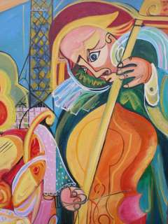 55  PICASSO CONCERT_____ORIGINAL painting by ANNA   