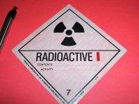 CD case GENUINE Radioactive Labels   20   HUGE FUN  