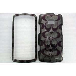   ALLY C STYLE BROWN CASE/COVER WITH METALLIC 3D EFFECT 