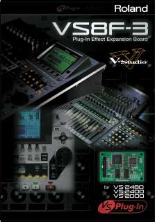 ROLAND VS8F 3 PLUG IN EFFECTS EXPANSION BOARD VS 2480 2400 2000  