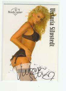 Victoria Silvstedt 2004 Bench Warmer Autograph  
