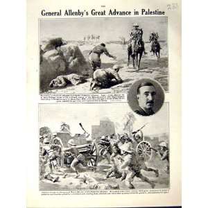    World War 1917 18 General Allenby Palestine Turkish
