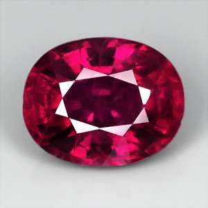 57ct OVAL NATURAL GEM CHERRY RED RUBY MOZAMBIQUE  