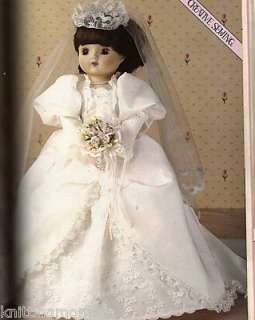 CROCHET KNITTING PATTERN WEDDING DRESS FLOWER GIRL ARAN  