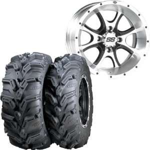 ITP Mud Lite XL SS108 Machined Alloy 26in.x12in. Left Rear Tire/Wheel 