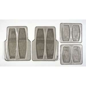  Impulse Merchandisers 42010 Vinyl Smoke Floor Mat Set   4 