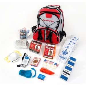  1 Person Survival Kit Essentials   Survival Bag: Home 