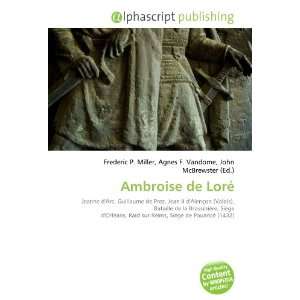  Ambroise de Loré (French Edition) (9786132791191) Books