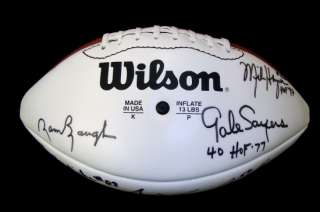 NFL Hall of Fame Signed Football w/Johnny Unitas + 18  