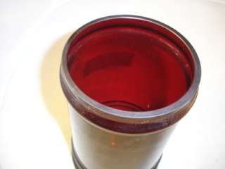 Royal ruby cookie jar with lid  