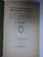 Official 1915 Mormon Pamphlet James E Talmage Mormonism  