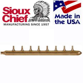 port 1/2 PEX Plumbing Manifold Sioux Chief CLOSED  