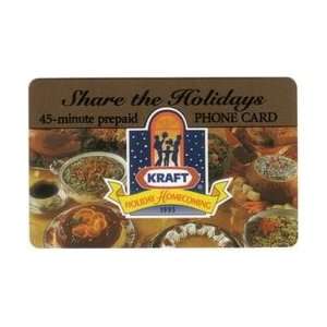 Collectible Phone Card: 45m Kraft Foods: Share The Holidays Homecoming 