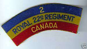 Royal 22nd REGIMENT Patch Canada  