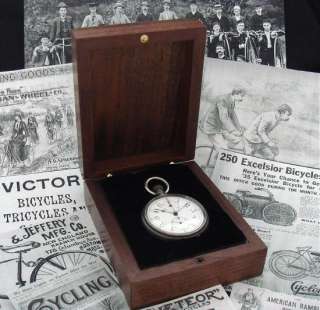   Longines Chronograph Pocket Watch   World Record Award 1891   SERVICED
