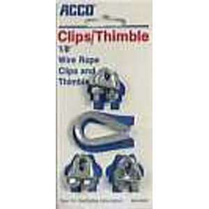 CAMPBELL CHAIN AC7675109 WIRE ROPE CLIPS & THIMBLE