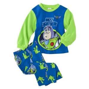   : Boys Buzz Lightyear Blue Fleece 2 pc Pajamas (4T): Everything Else