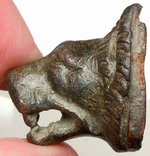 SHE WOLF Head Authentic Ancient 100BC Roman Sword Butt Genuine 