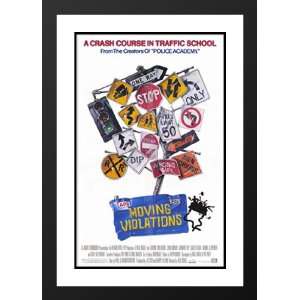 Moving Violations 20x26 Framed and Double Matted Movie Poster   Style 