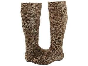   LEOPARD PRINT TALL BOOTS WOMENS 7 STYLE NAME: SHANIA LEOPARD PRINT