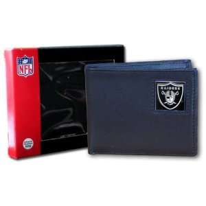  Oakland Raiders Leather Bifold Wallet: Sports & Outdoors
