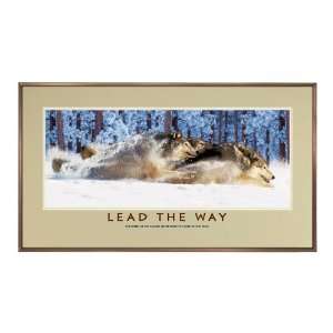  Successories Lead The Way Framed Motivational Poster 