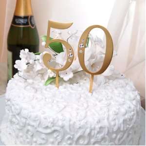  Baby Keepsake: 50th Wedding Anniversary Rhinestone Cake 
