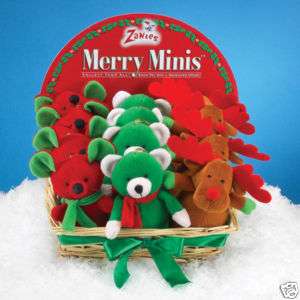 Zanies Merry Minis Christmas Dog Toy   Plush Reindeer  