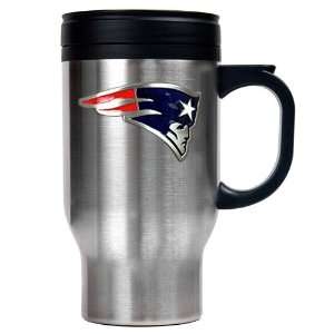  New England Patriots Travel Mug with Free Form Team Emblem 