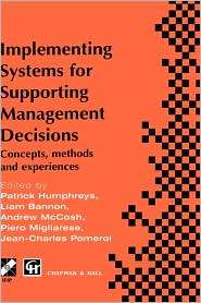 Implementing Systems for Supporting Management Decisions Concepts 