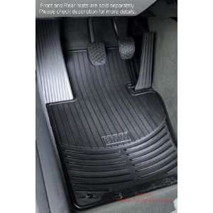   Genuine Black Rubber Mat Front for 525i 530i 530xi 545i Automotive