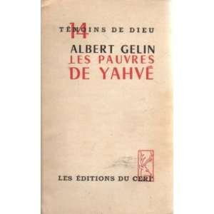  Les pauvres de Yahvé Gelin Albert Books