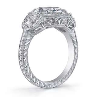27ct EGL Vintage Oval Diamond Engagement Ring H/VS1 ON SALE  