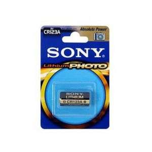   & NOBLE  Sony CR123AB1A 123A Photo Lithium Battery, 1 Pack by Sony