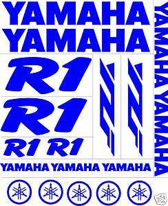 Yamaha YZF R1 decal kit 09 08 07 06 05 04 03 02 01 600  