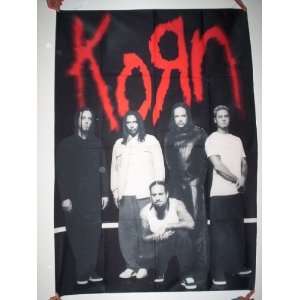  KORN 5x3 Foot Cloth Textile Fabric Poster: Home & Kitchen