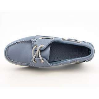 Sebago Docksides Womens SZ 8.5 Sapphire Blue Boat C Wide Shoes  
