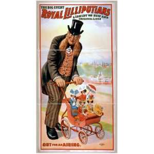 Poster Royal Lilliputians the big event : a comedy on new and original 