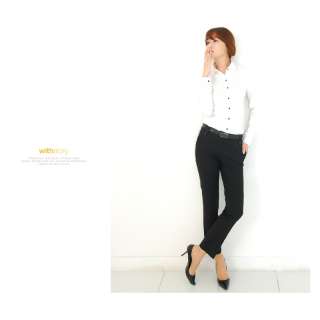 A120319 / Chic Dress Pants, Woman, Ladies, Stylish, Trousers, Korea 