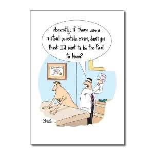  Virtual Prostate Exam Funny Happy Birthday Greeting Card 